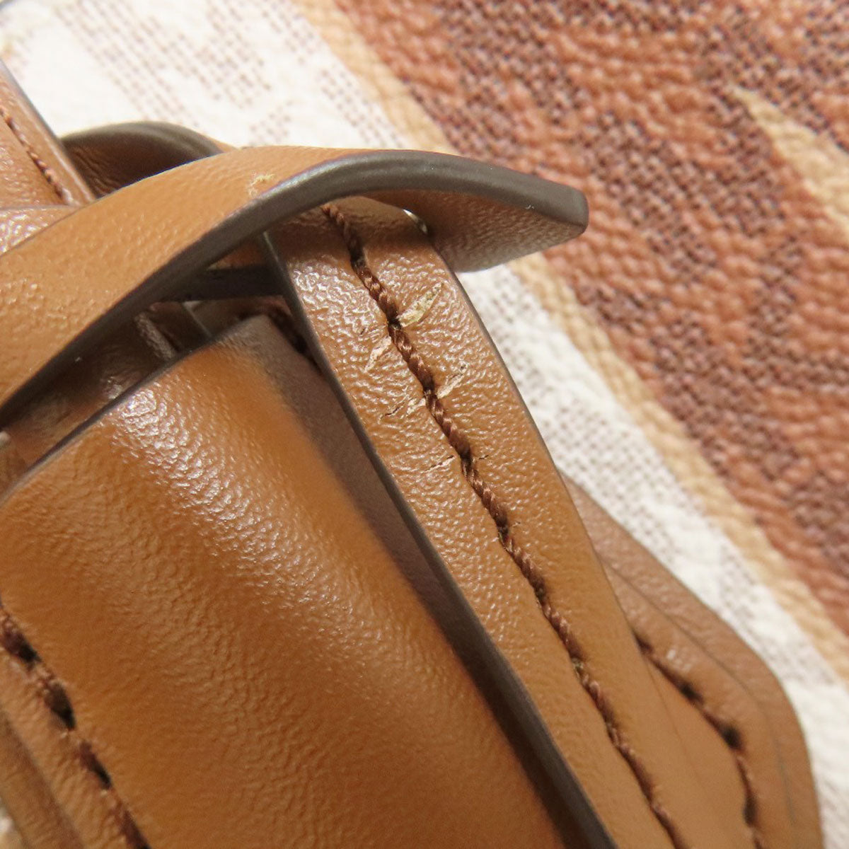 Michael Kors MK Signature 2WAY Handbag PVC Ladies [Used]