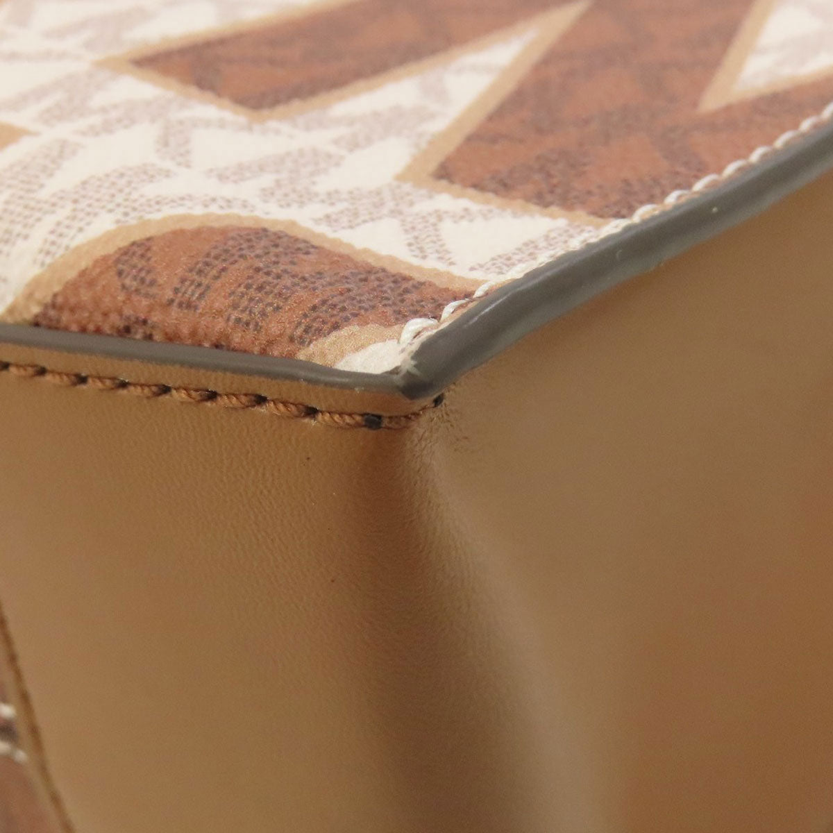 Michael Kors MK Signature 2WAY Handbag PVC Ladies [Used]