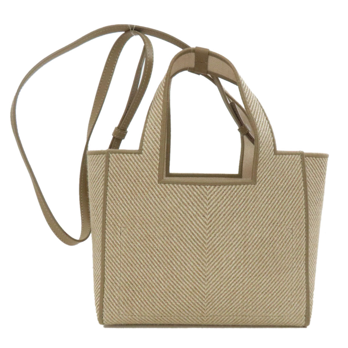 LOEWE Font Tote Small 2WAY Handbag Canvas Ladies [Used]