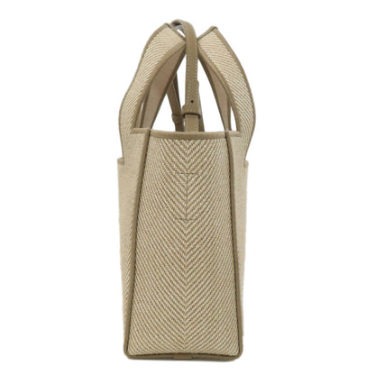 LOEWE Font Tote Small 2WAY Handbag Canvas Ladies [Used]