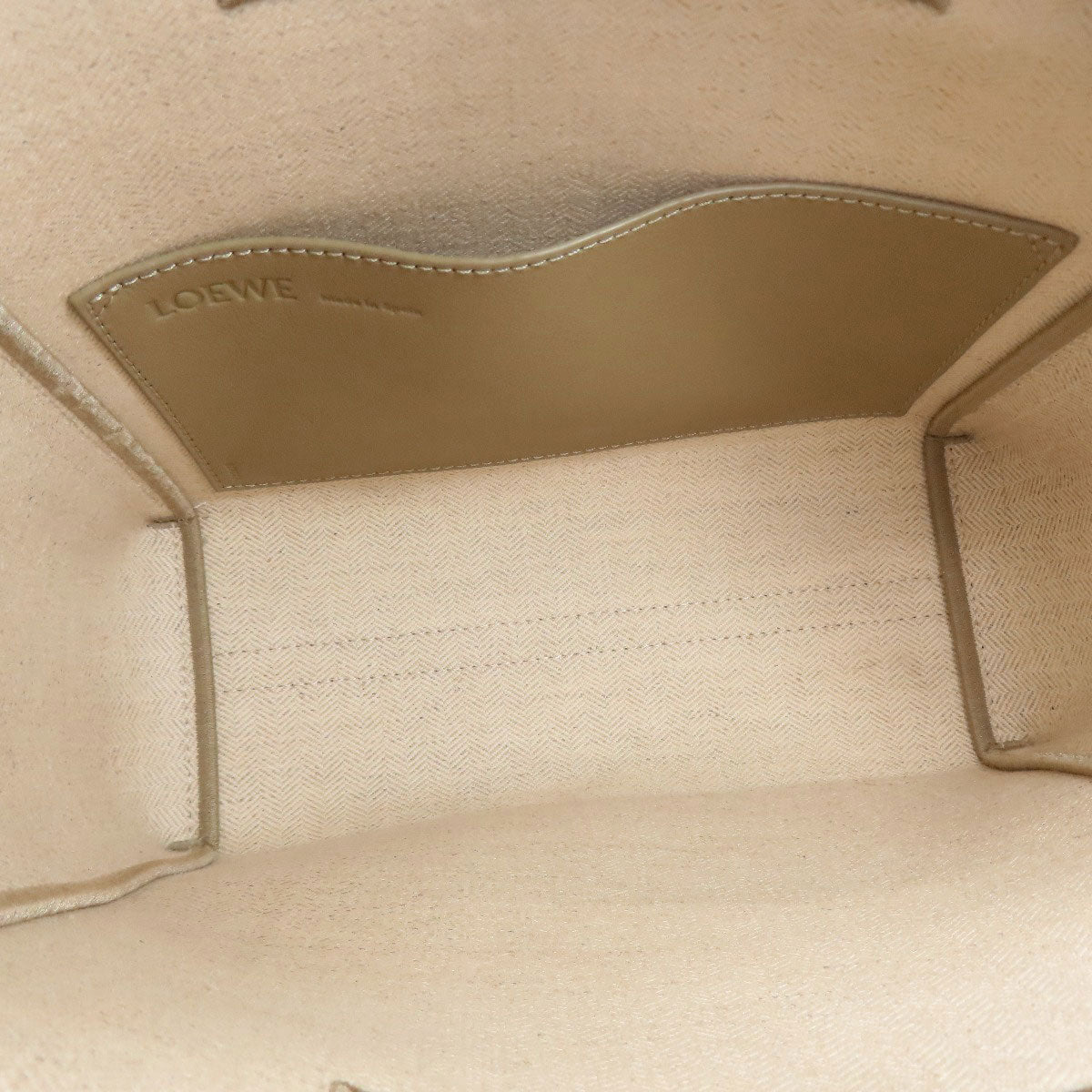 LOEWE Font Tote Small 2WAY Handbag Canvas Ladies [Used]