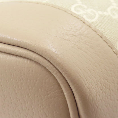 GUCCI 765043 Double G Medium GG Supreme 2WAY Handbag PVC Ladies [Used]