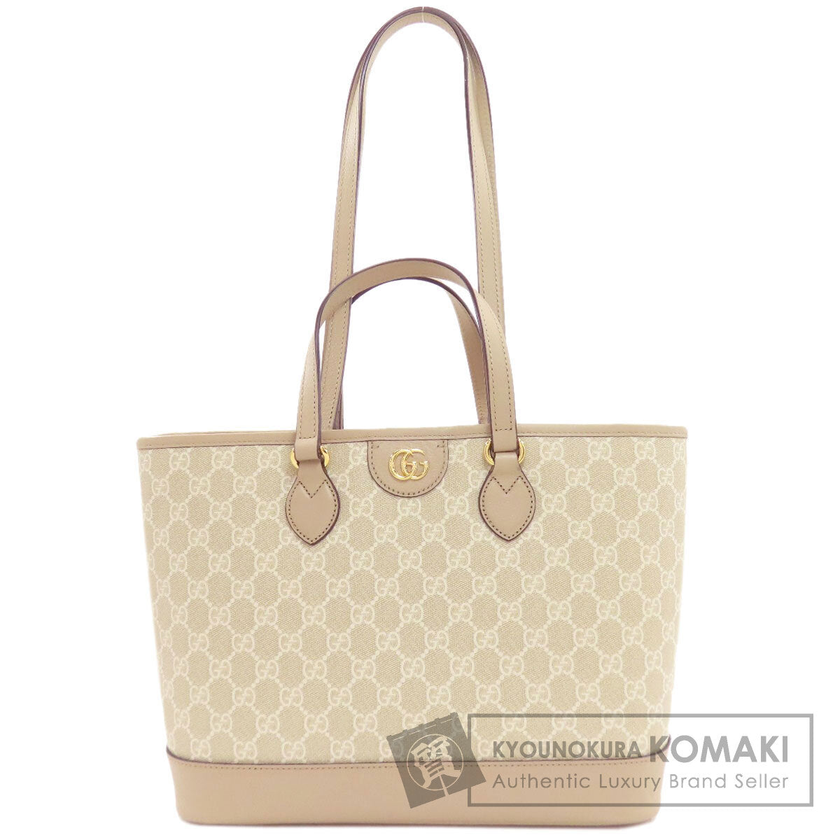 GUCCI 765043 Double G Medium GG Supreme 2WAY Handbag PVC Ladies [Used]