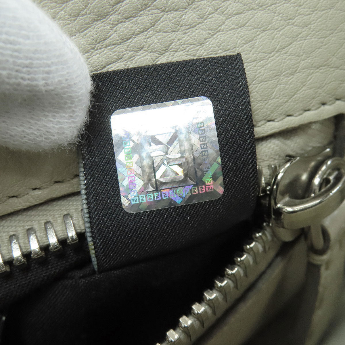 FENDI Peekaboo Celeria 2WAY Handbag Calf Ladies [Used]