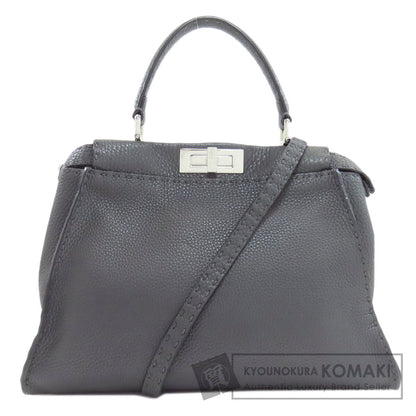 FENDI Peekaboo Celeria 2WAY Handbag Calf Ladies [Used]