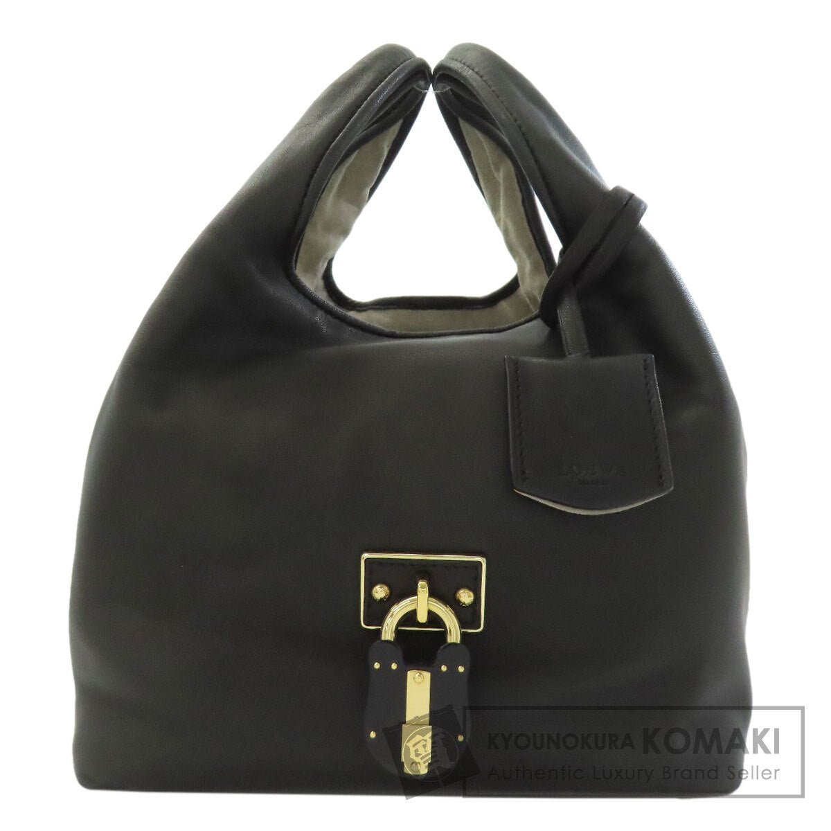 ロエベ カリエPM ハンドバッグ ラムスキン レディース 【中古】【LOEWE】