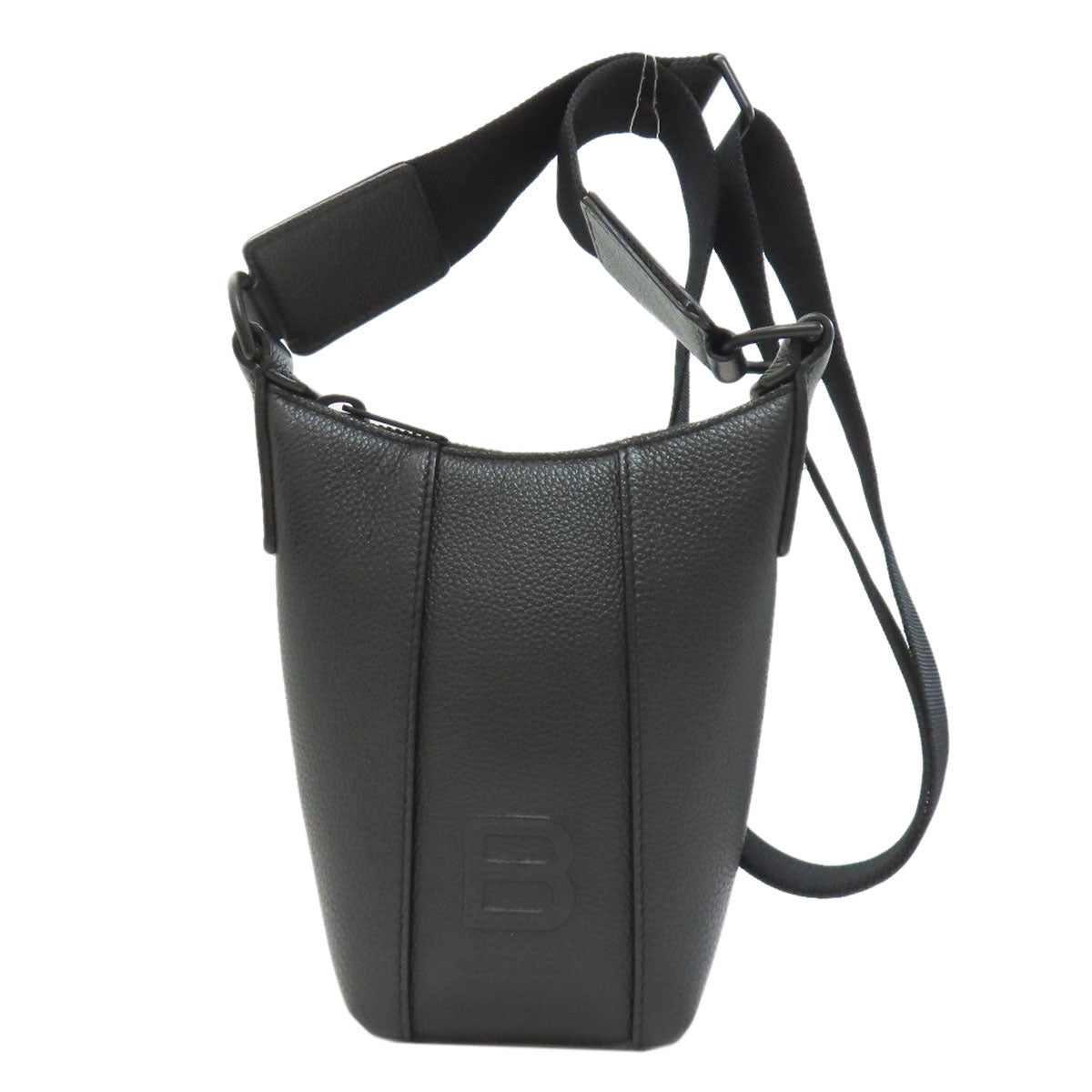 BALENCIAGA 644722 Hour glass Shoulder Bag Leather Ladies [Used]