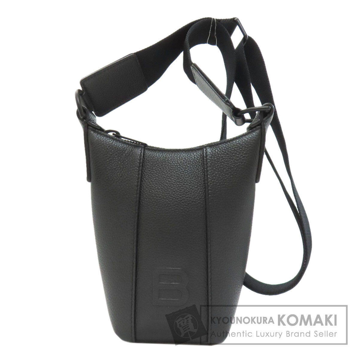 BALENCIAGA 644722 Hour glass Shoulder Bag Leather Ladies [Used]