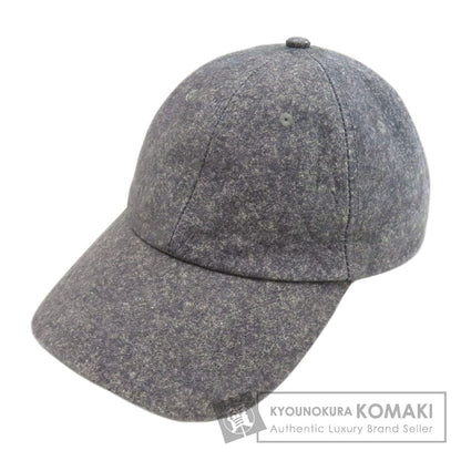 BOTTEGA VENETA flannel print hat Leather Ladies [Used]