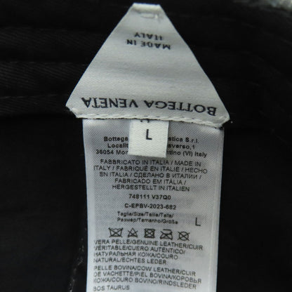BOTTEGA VENETA flannel print hat Leather Ladies [Used]