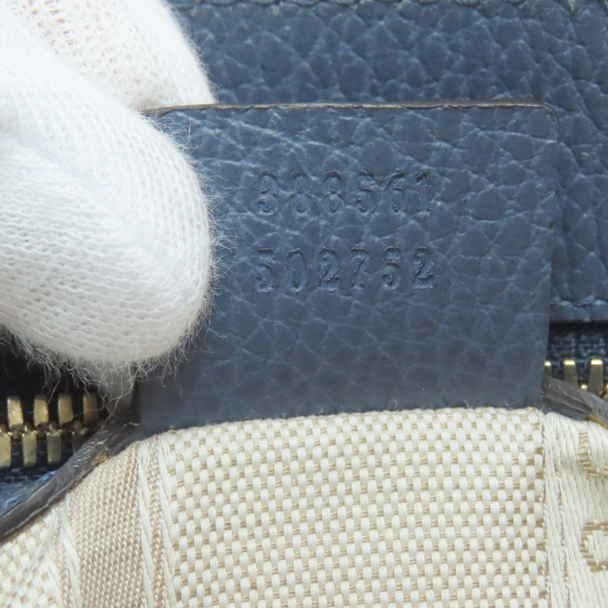 グッチ 388561 ロゴ ハンドバッグ カーフ レディース 【中古】【GUCCI】