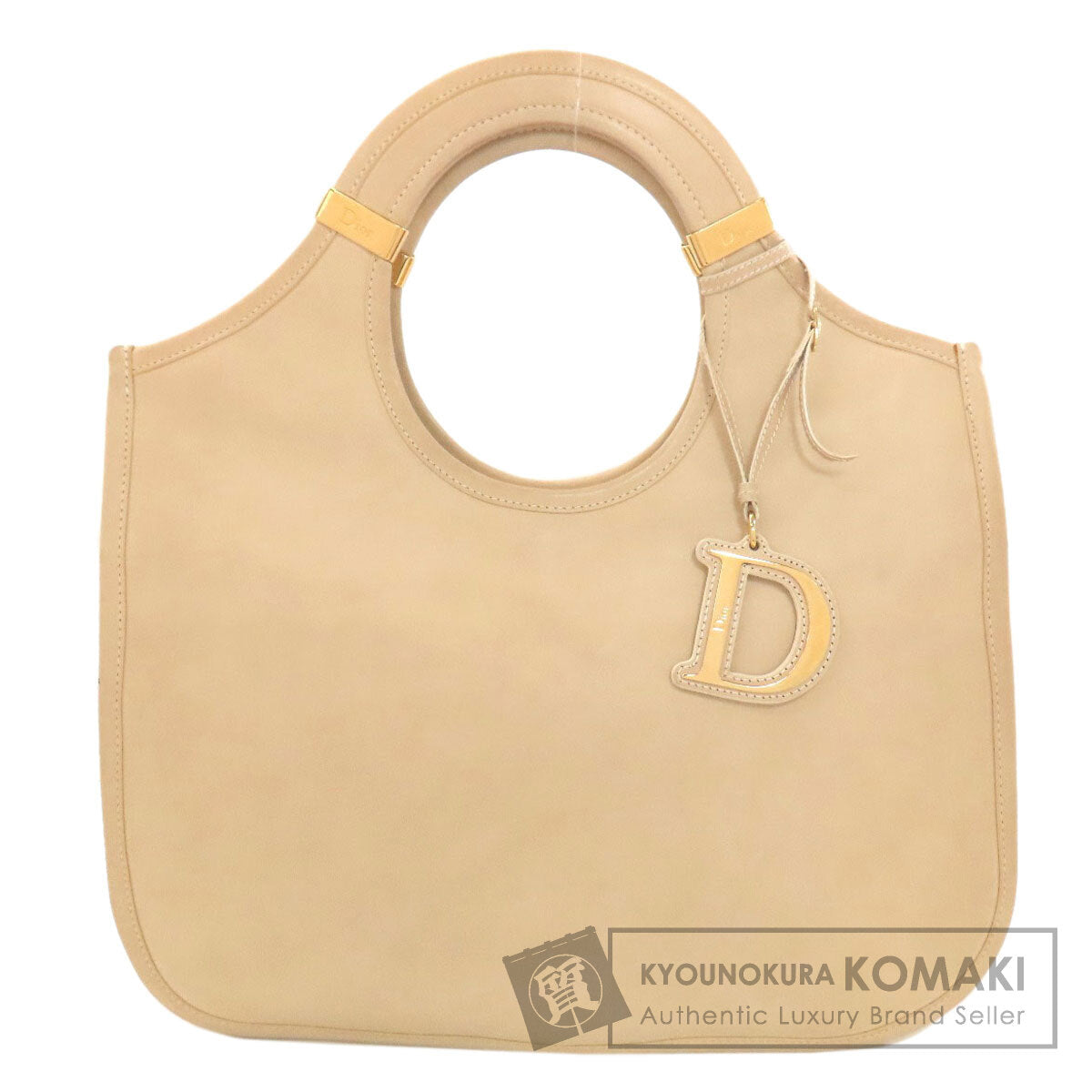 クリスチャンディオール ロゴ ハンドバッグ レザー レディース 【中古】【CHRISTIAN DIOR】