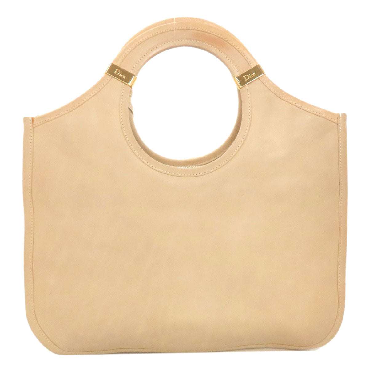 クリスチャンディオール ロゴ ハンドバッグ レザー レディース 【中古】【CHRISTIAN DIOR】