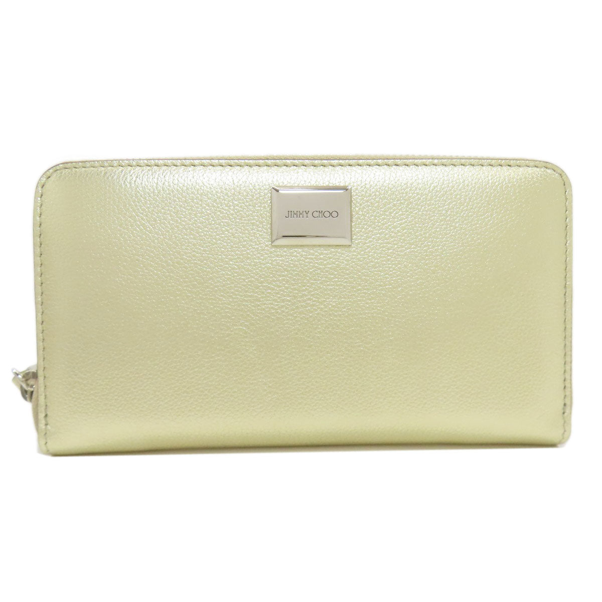 Jimmy Choo Zip Around Long wallet (with coin pocket) Leather Ladies [Used]