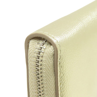 Jimmy Choo Zip Around Long wallet (with coin pocket) Leather Ladies [Used]