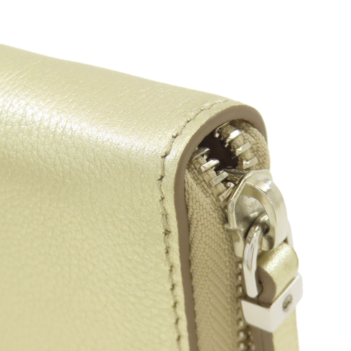 Jimmy Choo Zip Around Long wallet (with coin pocket) Leather Ladies [Used]
