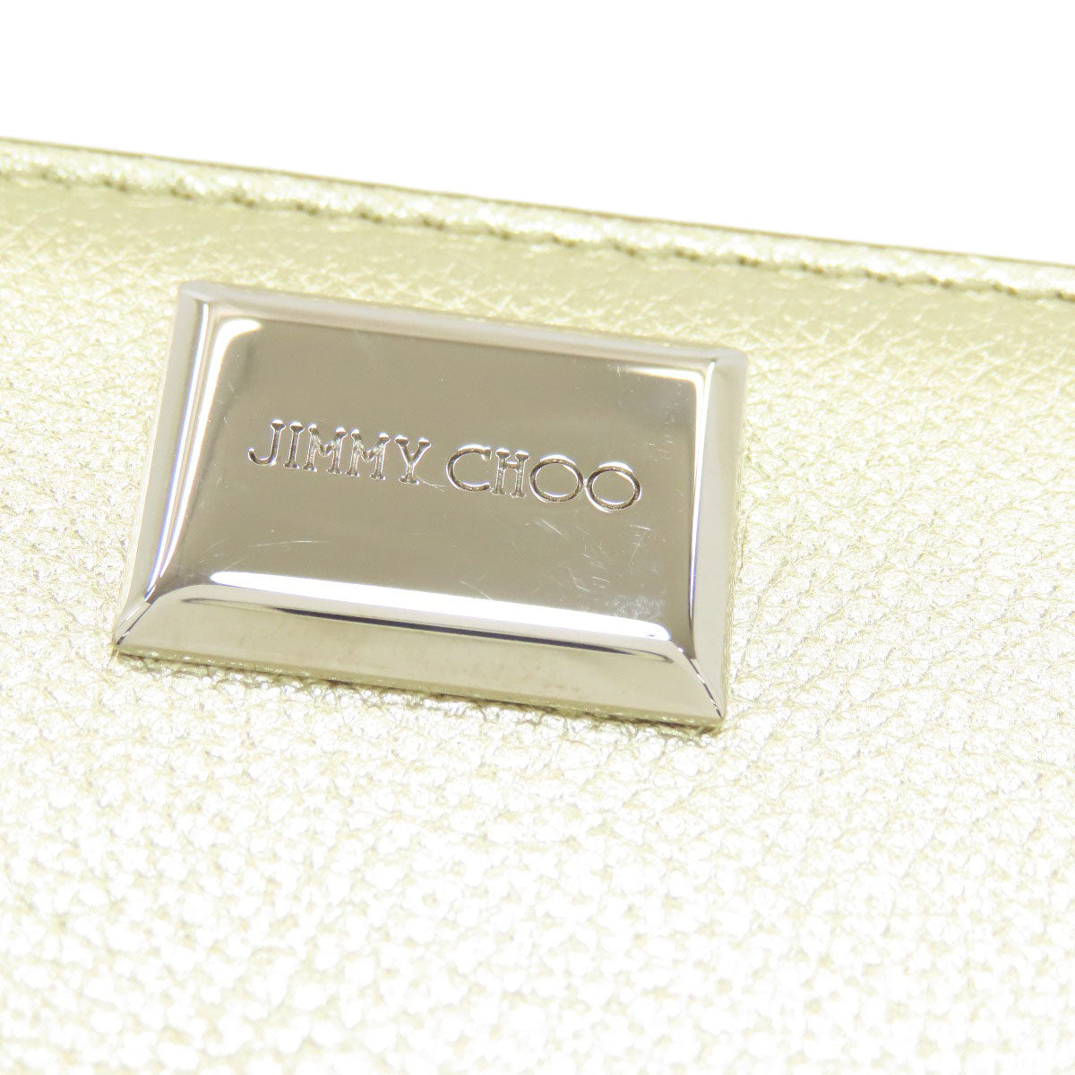 Jimmy Choo Zip Around Long wallet (with coin pocket) Leather Ladies [Used]