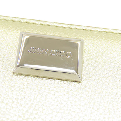Jimmy Choo Zip Around Long wallet (with coin pocket) Leather Ladies [Used]