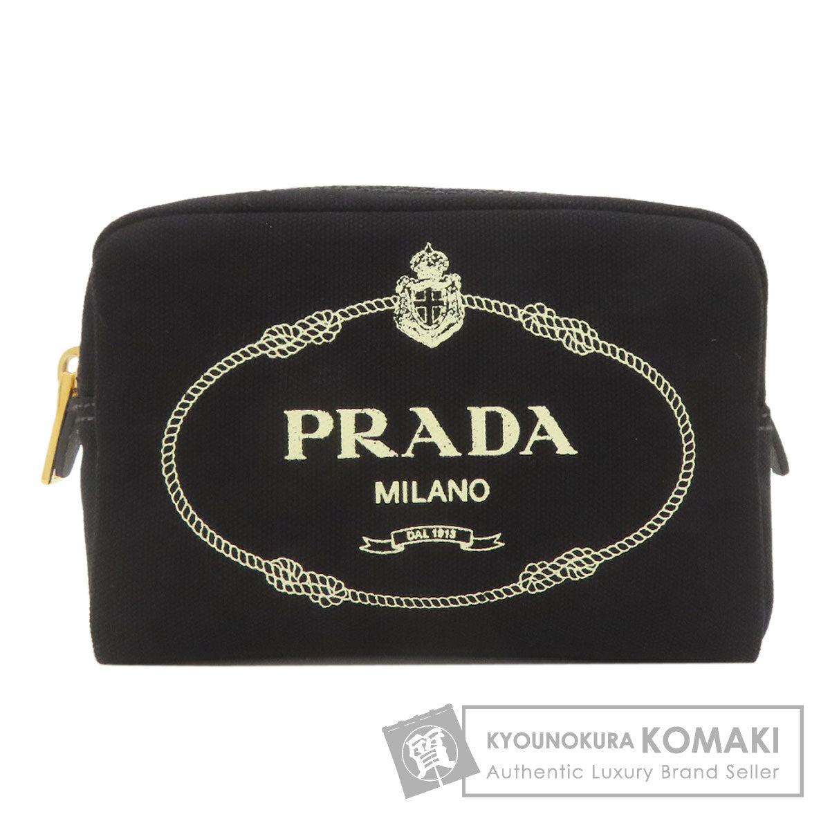 PRADA 1NA021 Kanapa logo Cosmetics Pouch Canvas Ladies [Used]