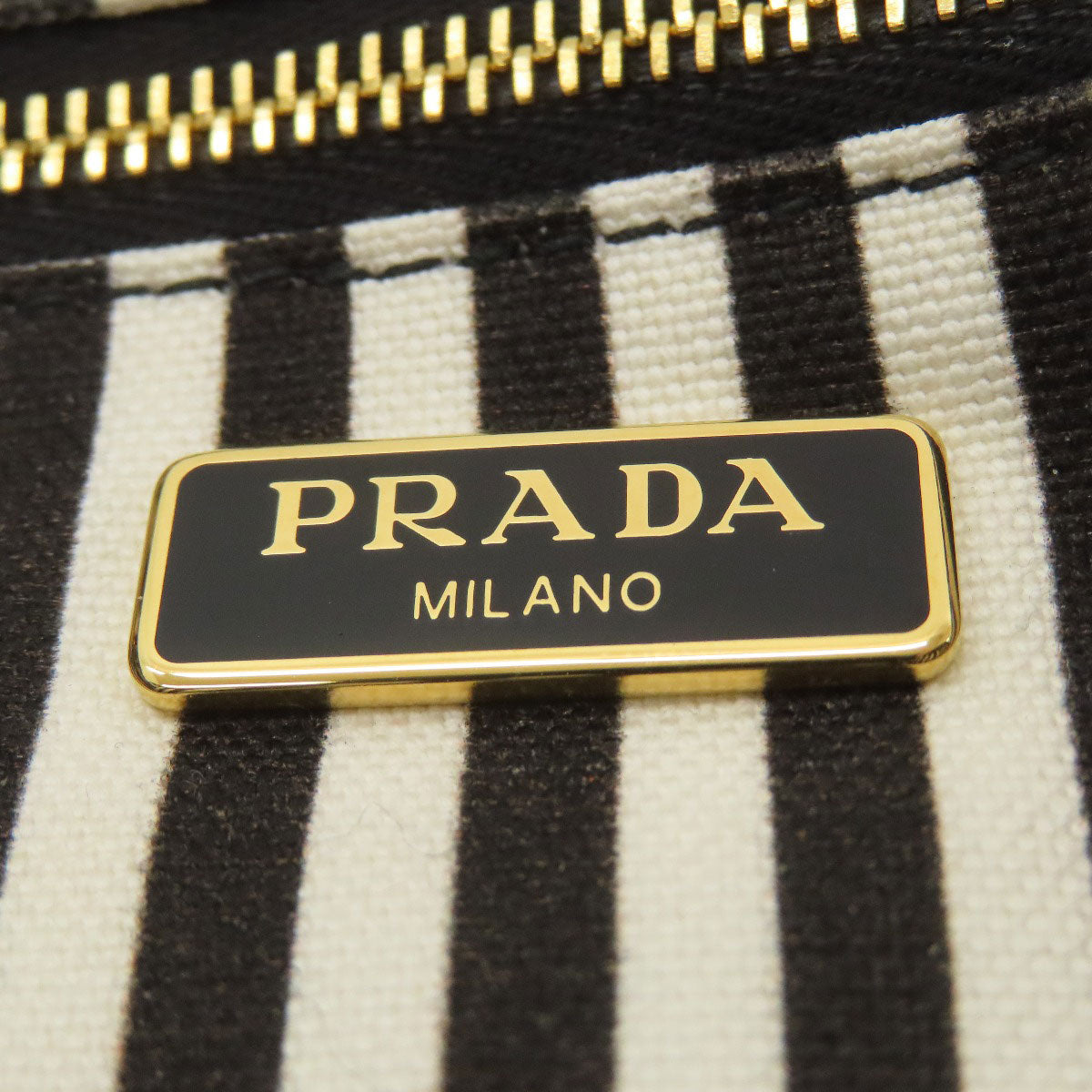 PRADA 1NA021 Kanapa logo Cosmetics Pouch Canvas Ladies [Used]
