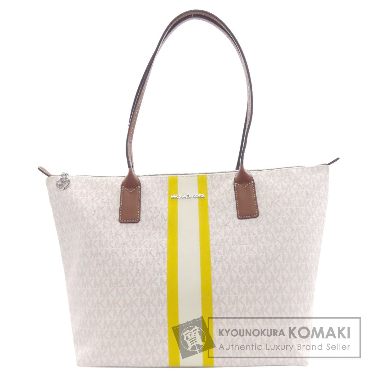Michael Kors MK signature Tote Bag PVC Ladies [Used]