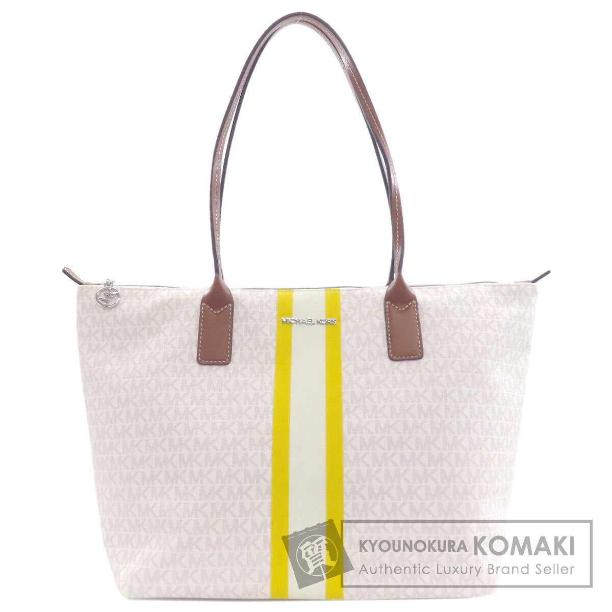 Michael Kors MK signature Tote Bag PVC Ladies [Used]