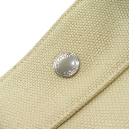 COACH 91170 logo Tote Bag Canvas Ladies [Used]