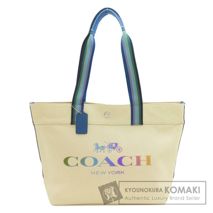 COACH 91170 logo Tote Bag Canvas Ladies [Used]
