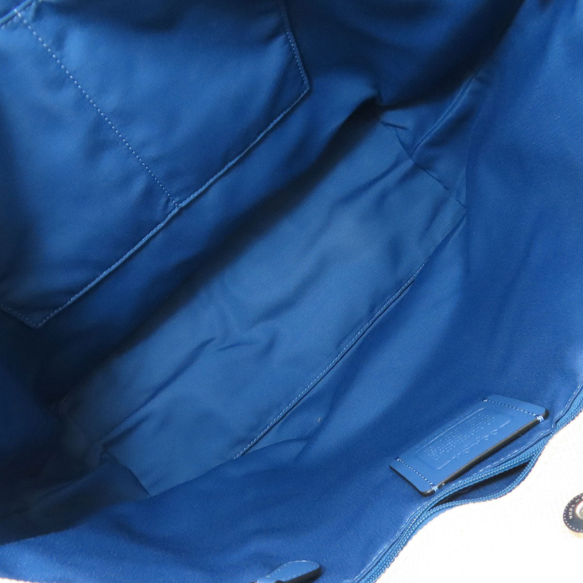 COACH 91170 logo Tote Bag Canvas Ladies [Used]