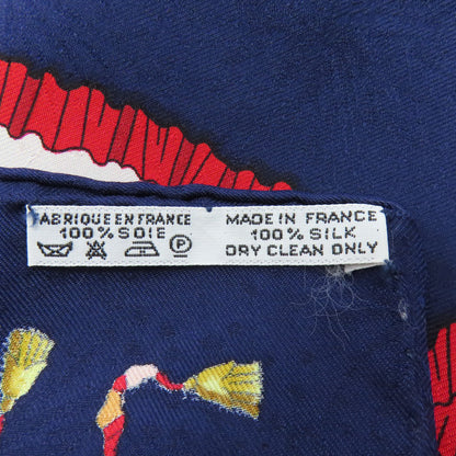 HERMES Carre 90 Celebration of the King of the Sun Scarf Silk Ladies [Used]