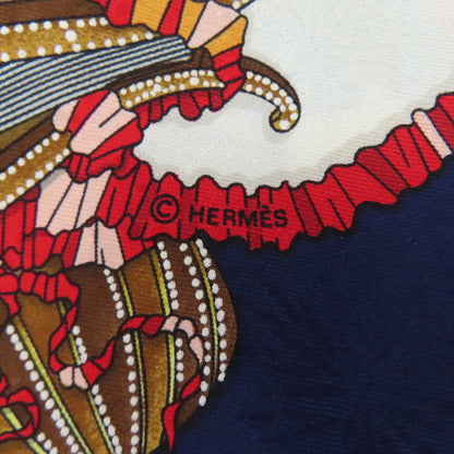 HERMES Carre 90 Celebration of the King of the Sun Scarf Silk Ladies [Used]