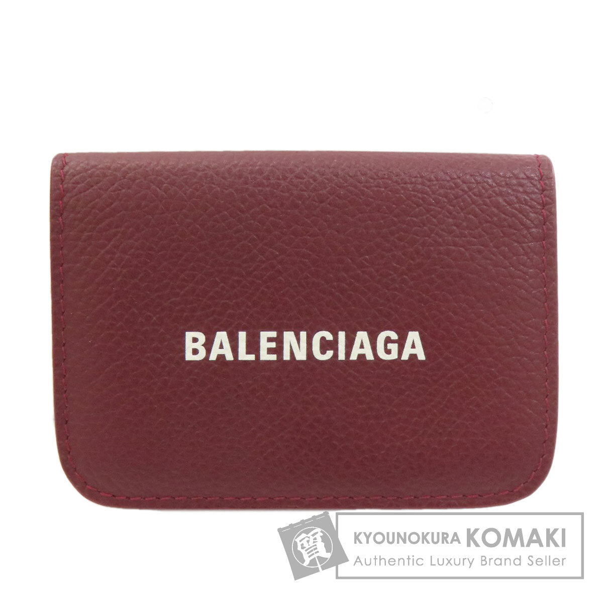 BALENCIAGA 593813 Mini compact wallet Bifold Wallet with Coin Pocket Calf Ladies [Used]