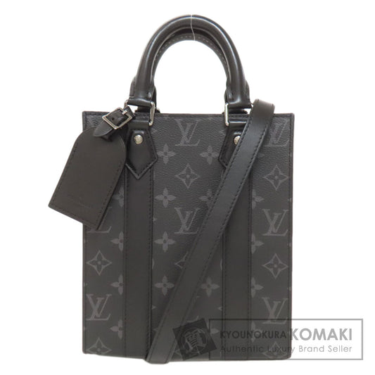 LOUIS VUITTON M46453 Sac Plat Mini Handbag Monogram Eclipse Ladies [Used]