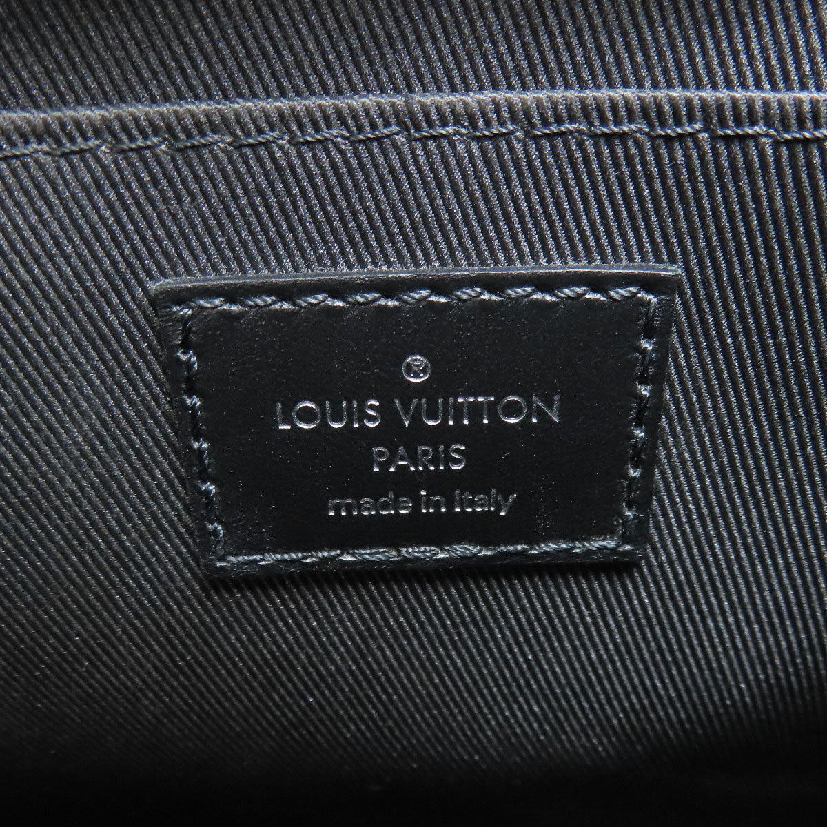 LOUIS VUITTON M46453 Sac Plat Mini Handbag Monogram Eclipse Ladies [Used]