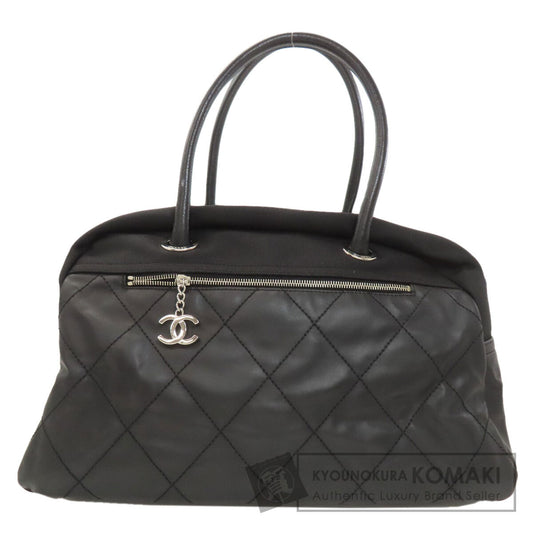 CHANEL Paris Biarritz SilverHardware Tote Bag Canvas Ladies [Used]