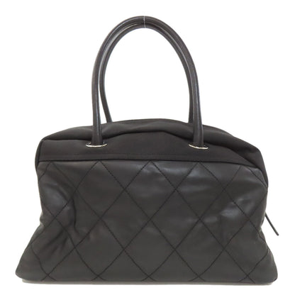 CHANEL Paris Biarritz SilverHardware Tote Bag Canvas Ladies [Used]