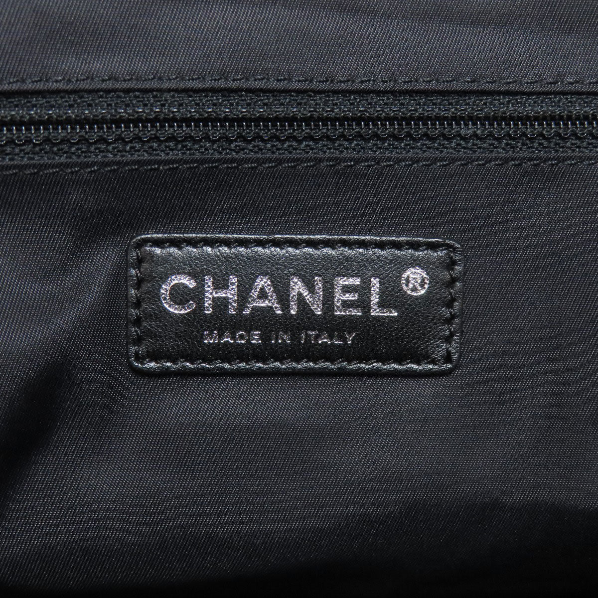 CHANEL Paris Biarritz SilverHardware Tote Bag Canvas Ladies [Used]