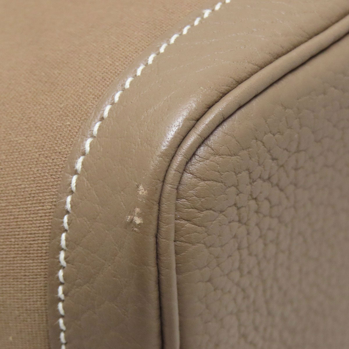 HERMES Garden Party TPM SilverHardware Handbag Towar Officche Ladies [Used]