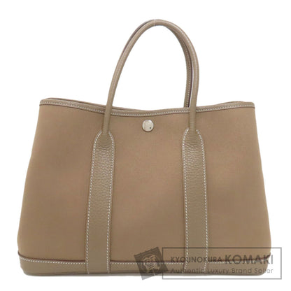 HERMES Garden Party TPM SilverHardware Handbag Towar Officche Ladies [Used]