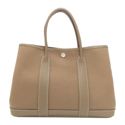HERMES Garden Party TPM SilverHardware Handbag Towar Officche Ladies [Used]