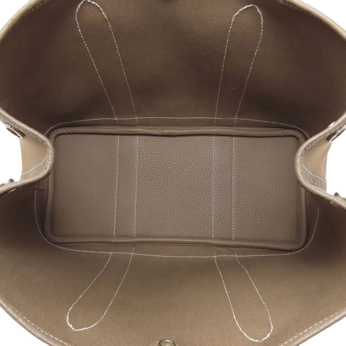 HERMES Garden Party TPM SilverHardware Handbag Towar Officche Ladies [Used]