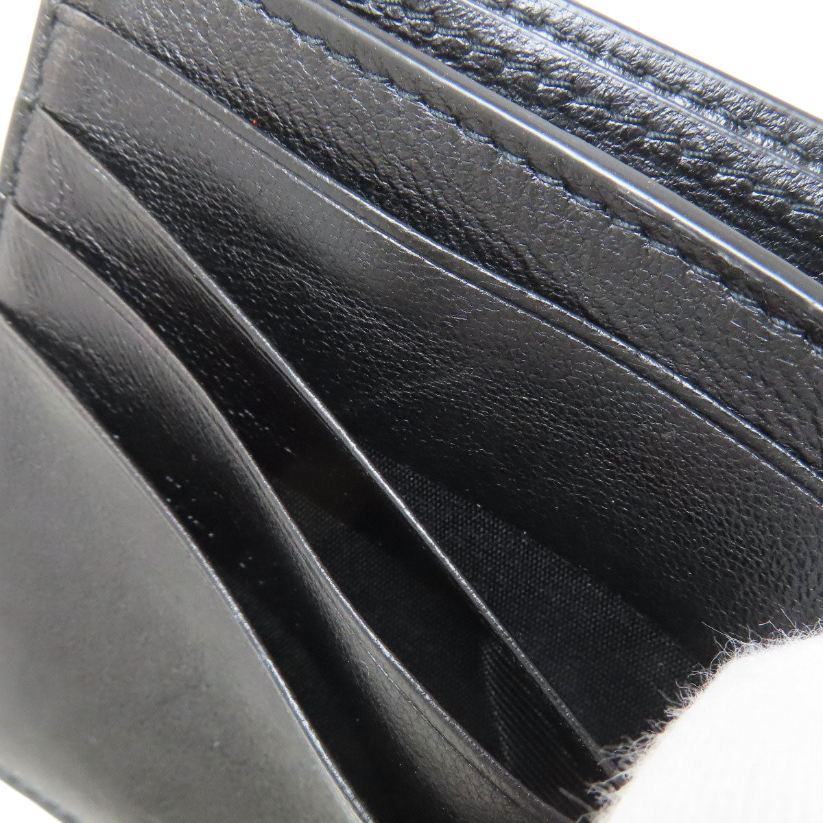 BALENCIAGA 674762 Logo Hardware Bifold Wallet with Coin Pocket Leather Ladies [Used]