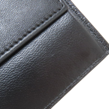BALENCIAGA 674762 Logo Hardware Bifold Wallet with Coin Pocket Leather Ladies [Used]