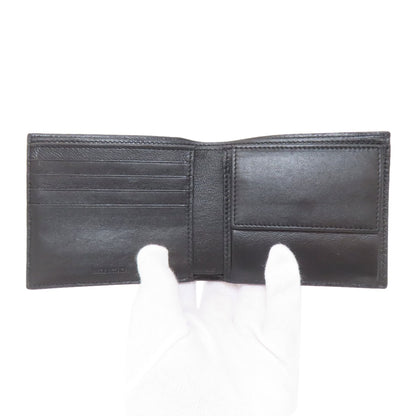 BALENCIAGA 674762 Logo Hardware Bifold Wallet with Coin Pocket Leather Ladies [Used]