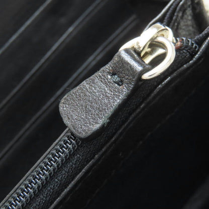 Jimmy Choo Star Motif Zip Around Long wallet (with coin pocket) Leather Ladies [Used]