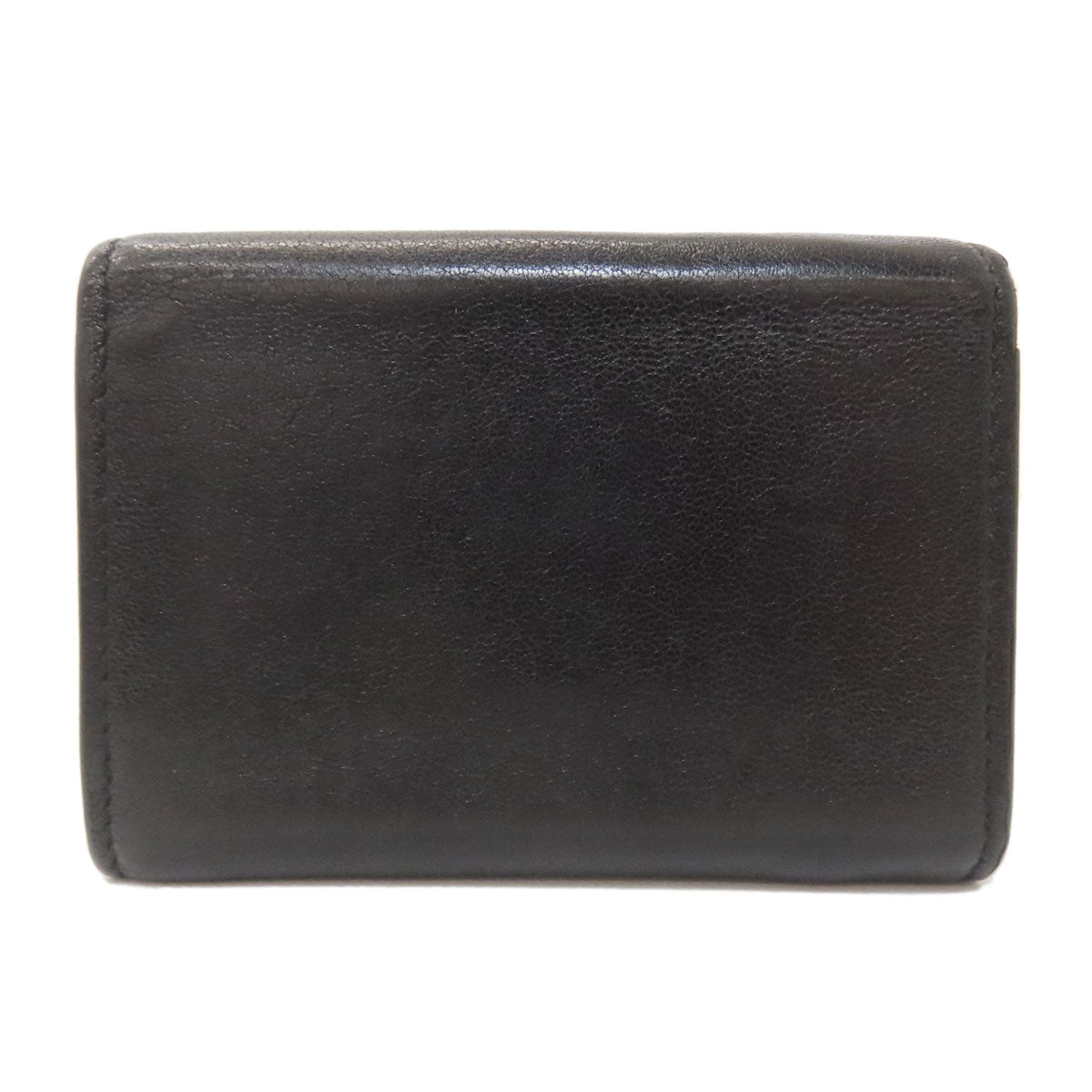 YVES SAINT LAURENT heart Bifold Wallet with Coin Pocket Leather Ladies [Used]