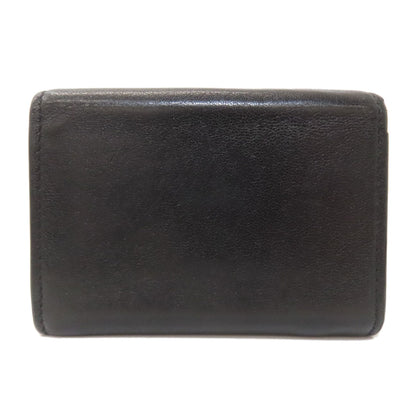 YVES SAINT LAURENT heart Bifold Wallet with Coin Pocket Leather Ladies [Used]