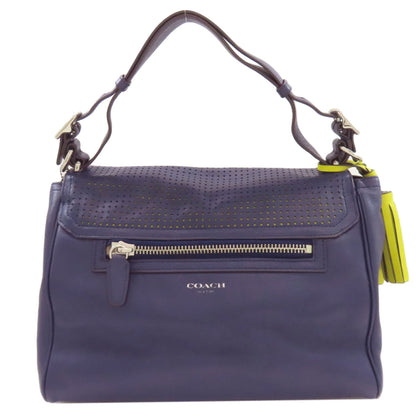 COACH 22386 Punching 2WAY Handbag Leather Ladies [Used]