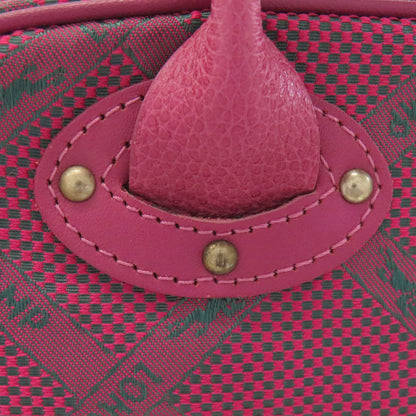 ロンシャン ロンシャンホース チェック ハンドバッグ ナイロン素材 レディース 【中古】【Longchamp】