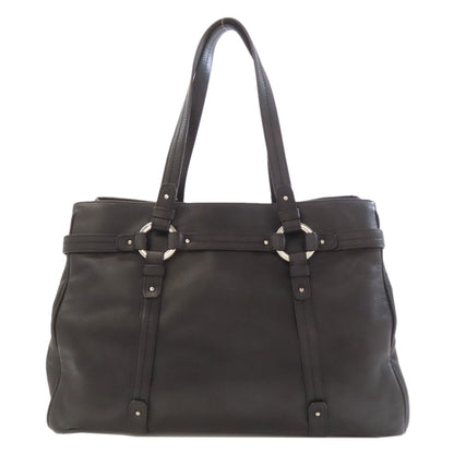 BALLY logo Tote Bag Leather Ladies [Used]